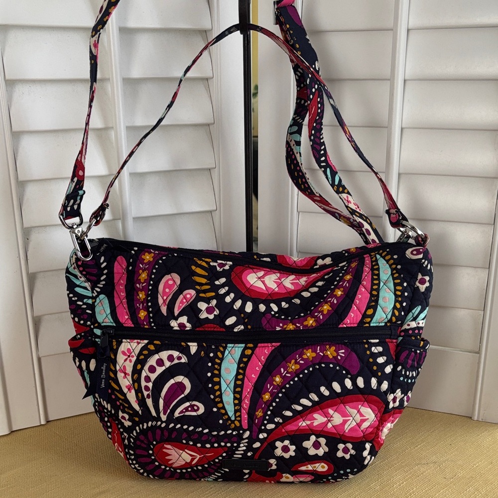 Vera Bradley Painted Paisley Crossbody Shoulder Bag